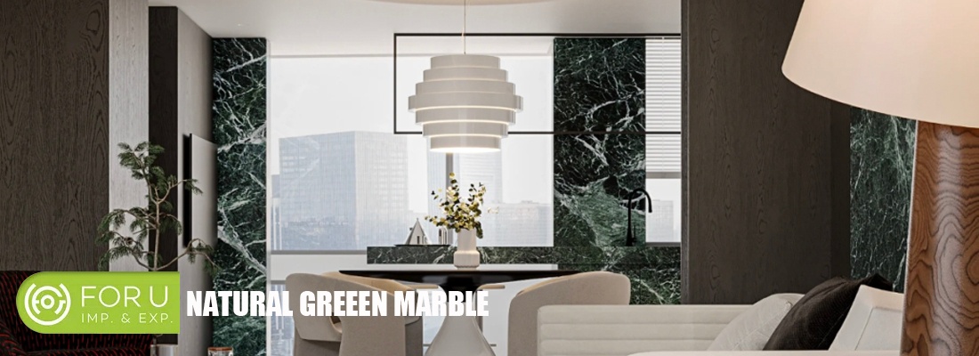 Prada Green Marble Wall Tiles