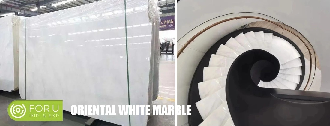 Oriental White Marble Stairs proejcts | FOR U STONE