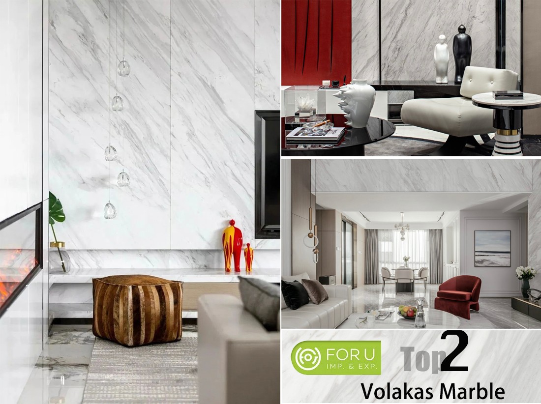 Volakas White Marble Tiles Suppliers | FOR U STONE