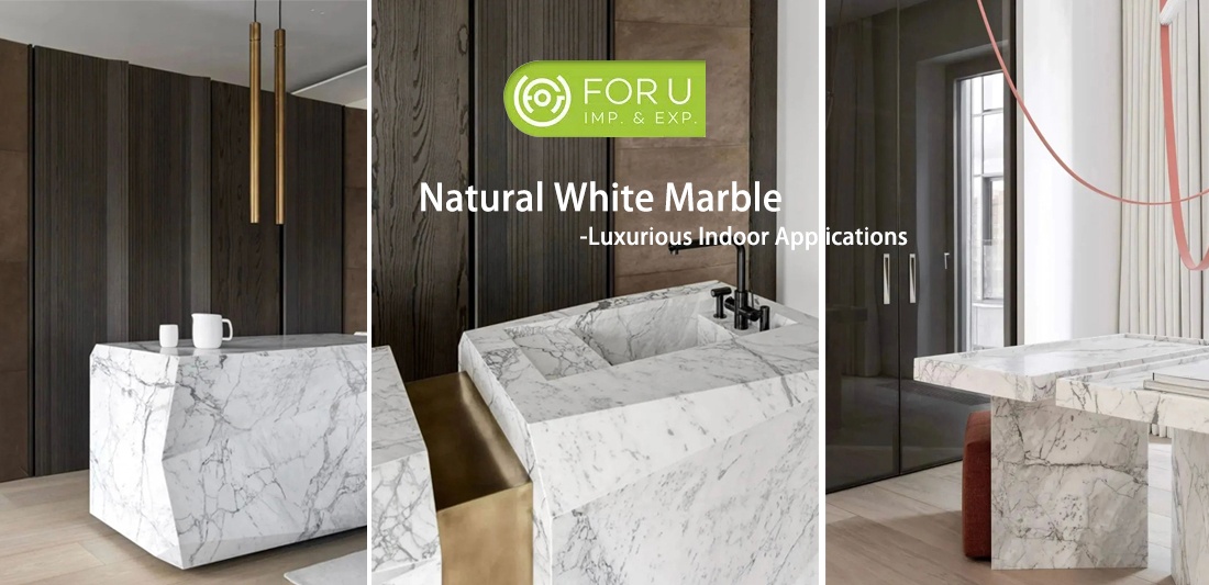 White Marble Countertops and Tables 