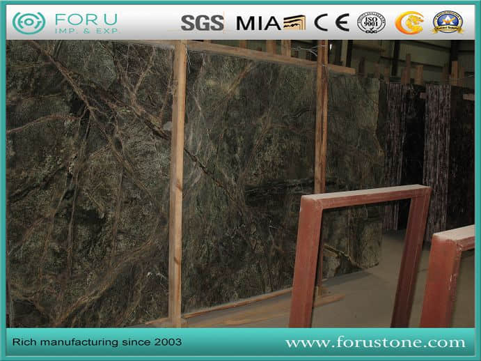 India Rainforest Green Marble Slabs for Bathroom Flooring Tiles from Own Factory India Rainforest Green Marble Slabs for Bathroom Flooring Tiles from Own Factory