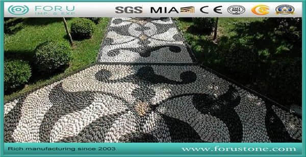 Colorful Pebble Stone Mosaic for Landscaping Pebble Stone Walkway Pebble Stone Landscaping Stone