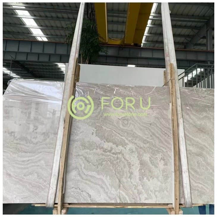 white serpeggiante marble from manufacturer