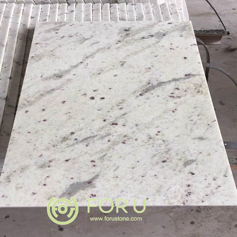 Imported River White Granite Slabs for Kitchen Prefab Coutnertops and Vanity Tops