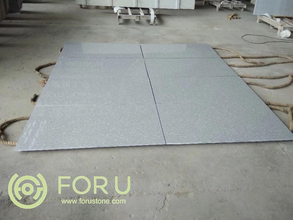 Artificial Stone Grey Marble for Countertop Vanity Top Slab/Tile