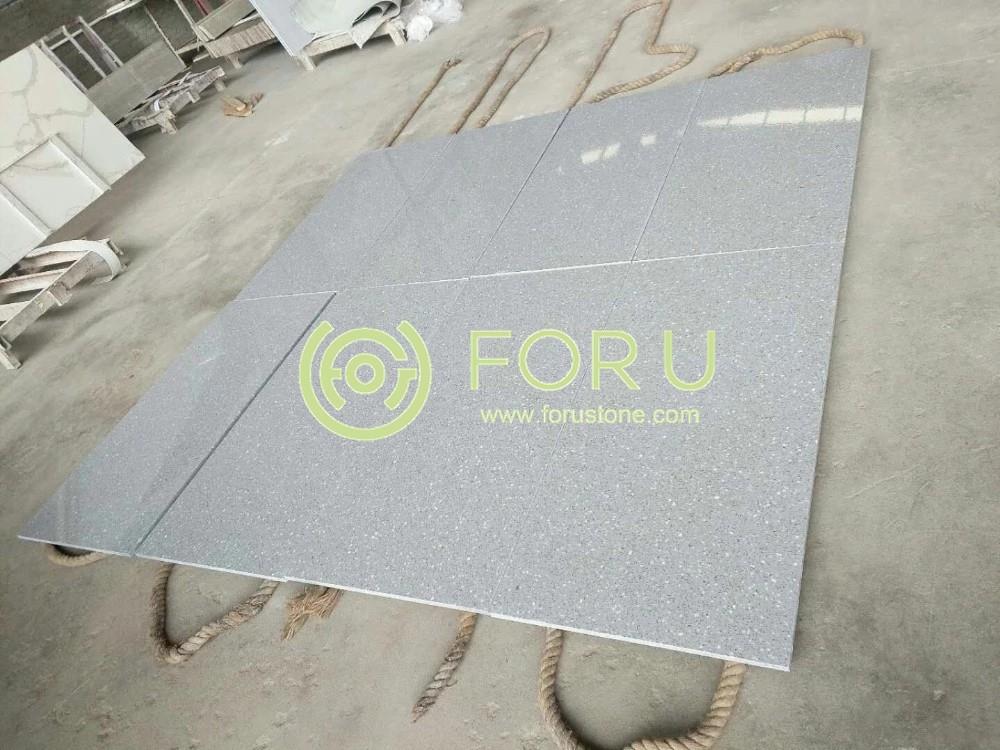 Artificial Stone Grey Marble for Countertop Vanity Top Slab/Tile