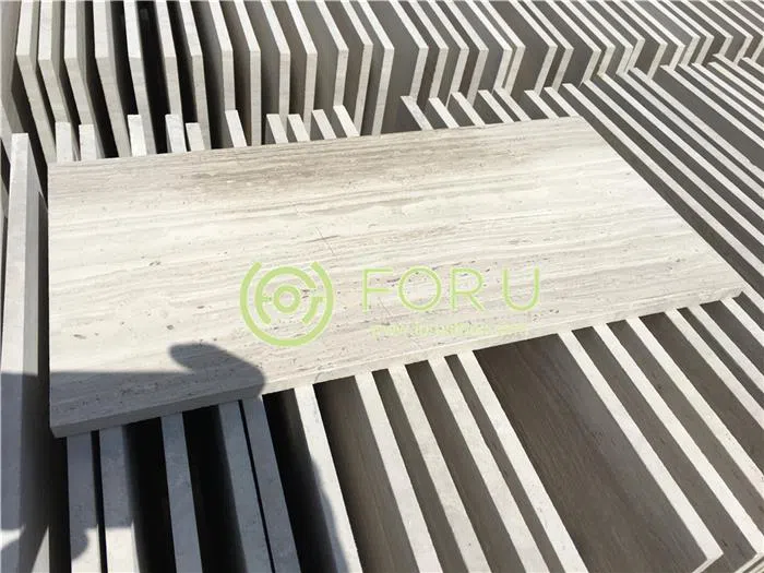 Chinese wooden marble Good quality polished white wood marble slab for floor or wall 01