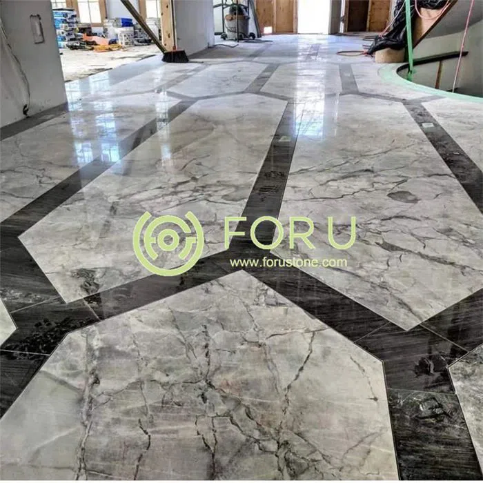 Calacatta Grey Marble flooring