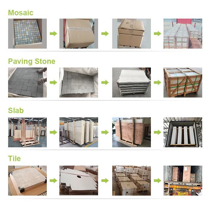 Porcelain Wall cladding tiles packing