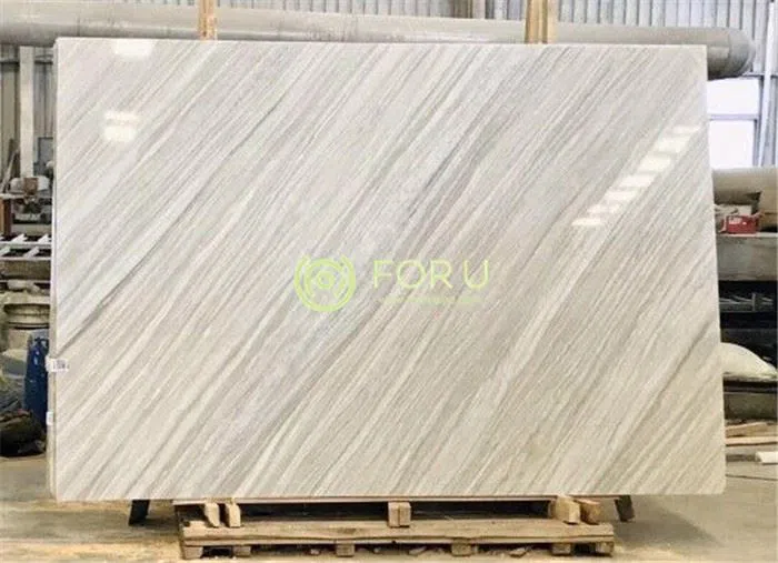 Greece White Wooden Marble slabs