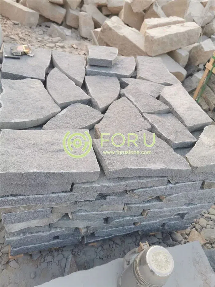 Granite paving stone cut to size