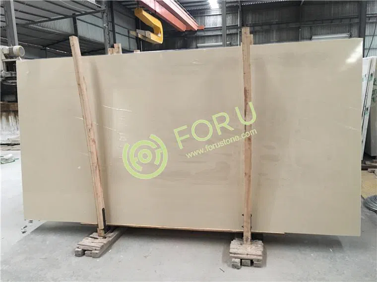 PURE BEIGE ARTIFICIAL MARBLE SLABS