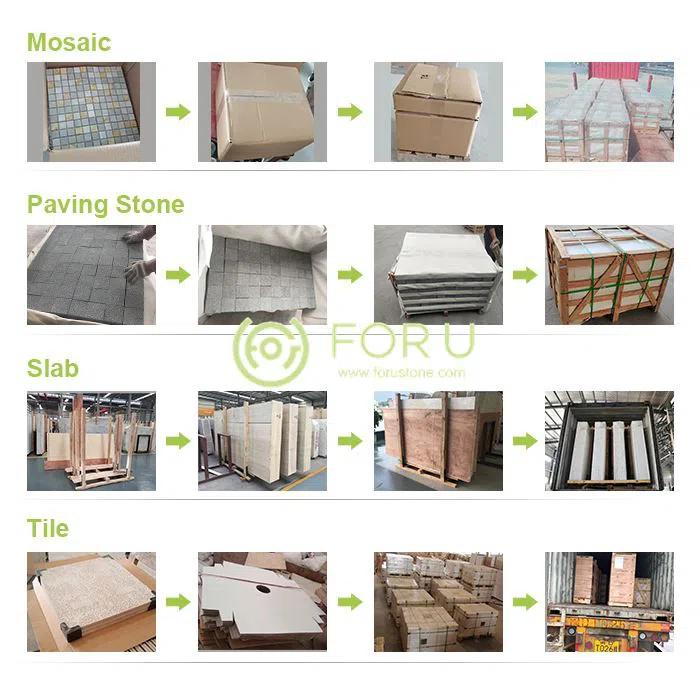 artificial marble wall tiles packing