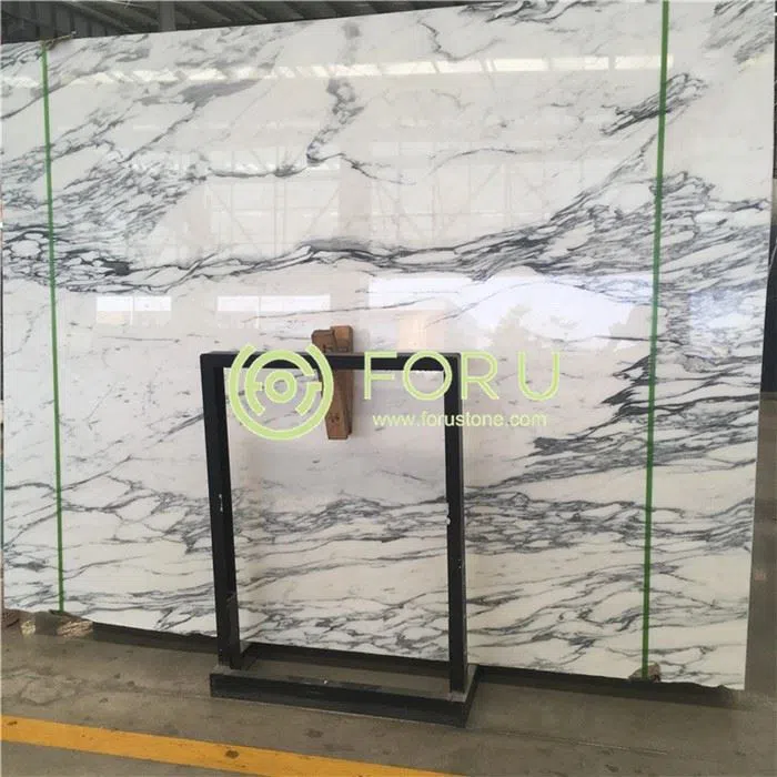 Arabescato White Marble Slab cut to size