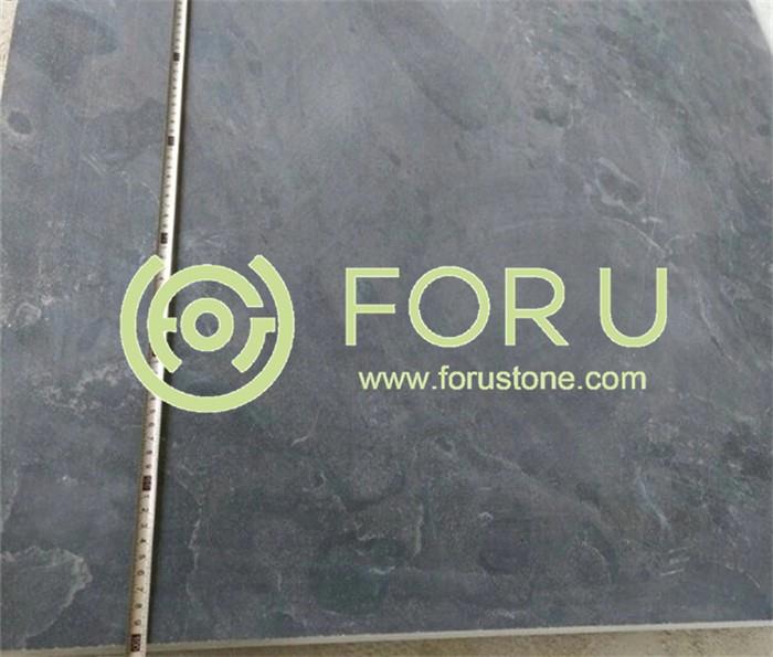 Chinese Hot sale Flamed & honed black limestone tiles for outdoor flooring limestone pavers