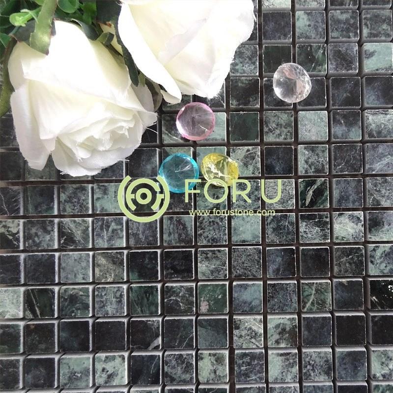 Natural Peacock Green Marble Tiles for Wall and Floor