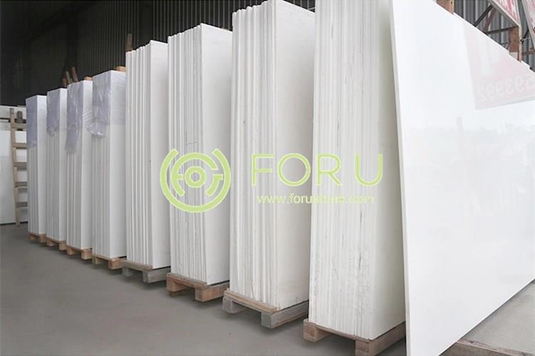 Hot selling flooring tiles Nano Crystallized Glass marble  artificial white marble slab