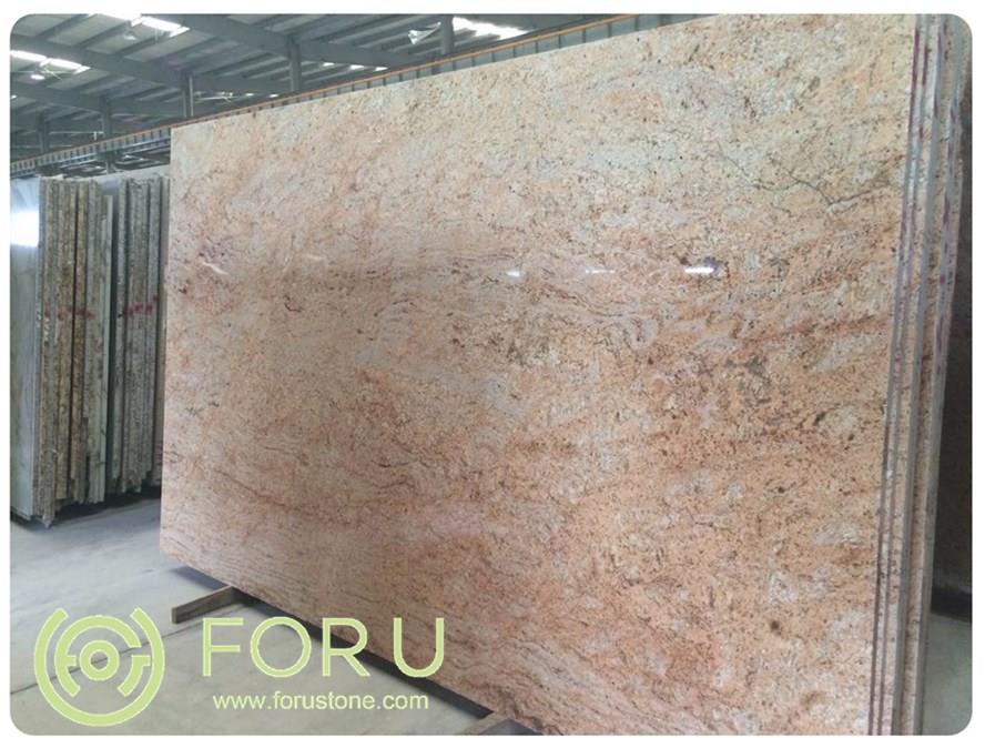 Import Kashmir Gold Granite India Granite Slabs for countertop