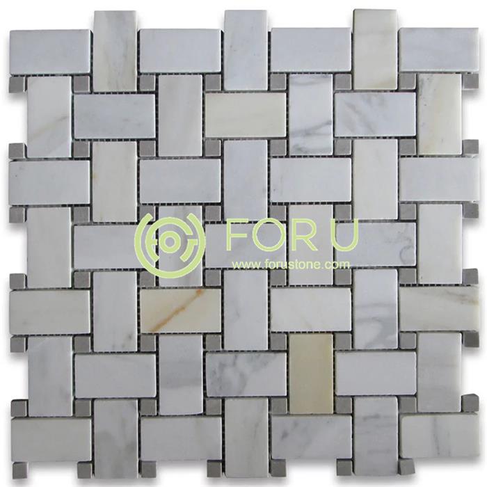 Custom marble mosaic tile marble mosaic floor tile04