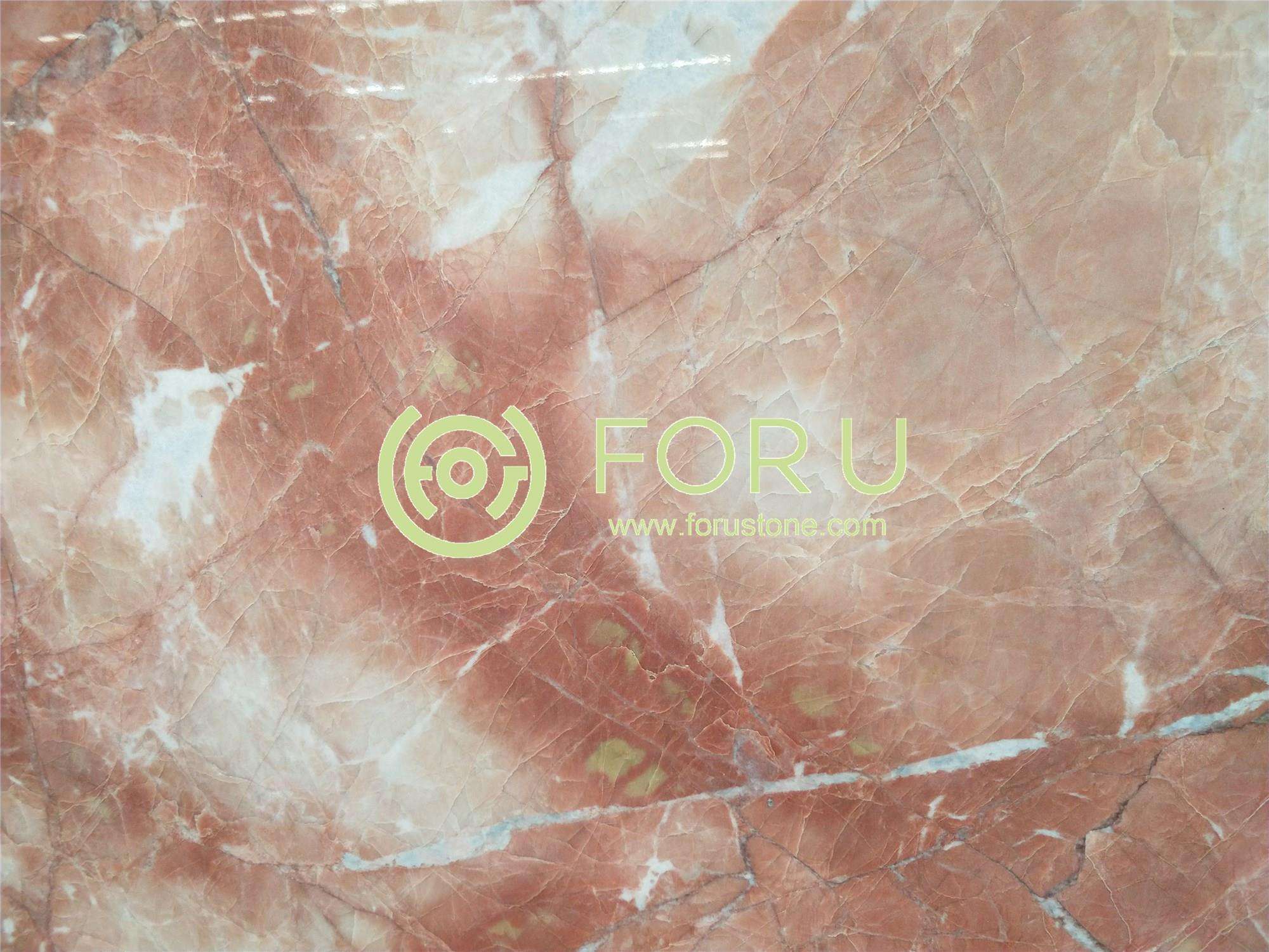 Violet red marble with white vein Violet marble slab