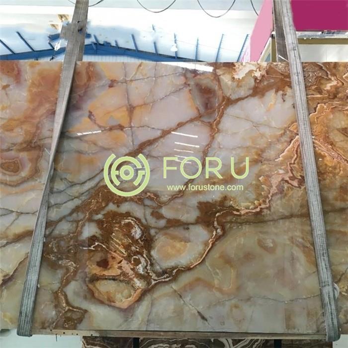 High Quality Chinese Tiger Onyx Stone Slab Wholesale