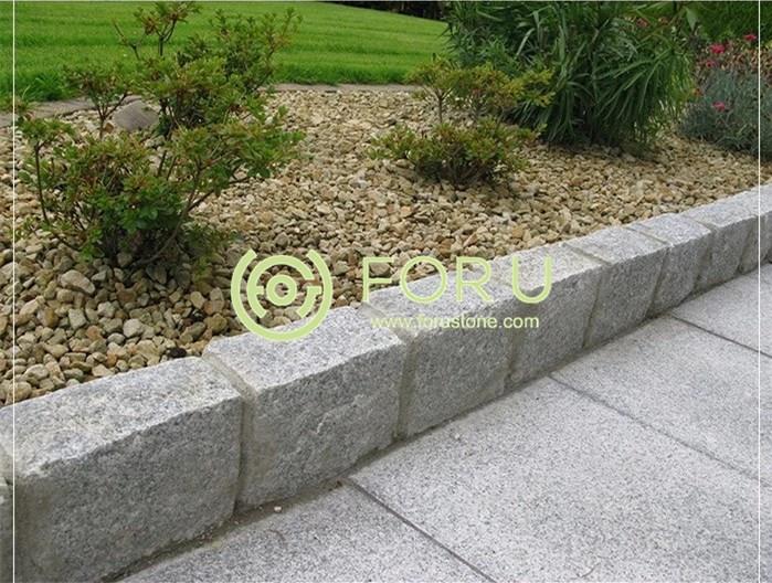 Grey granite G341 paving kerbstone, outdoor landscaping granite pavers