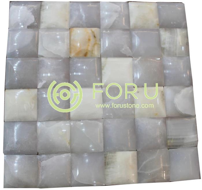 Popular white onyx marble mosaic for decoration