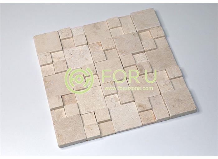 Mosaic Tile Basic Pattern Wall Marble Mosaic Travertine Floor Mosaic Tile for Bathroom4