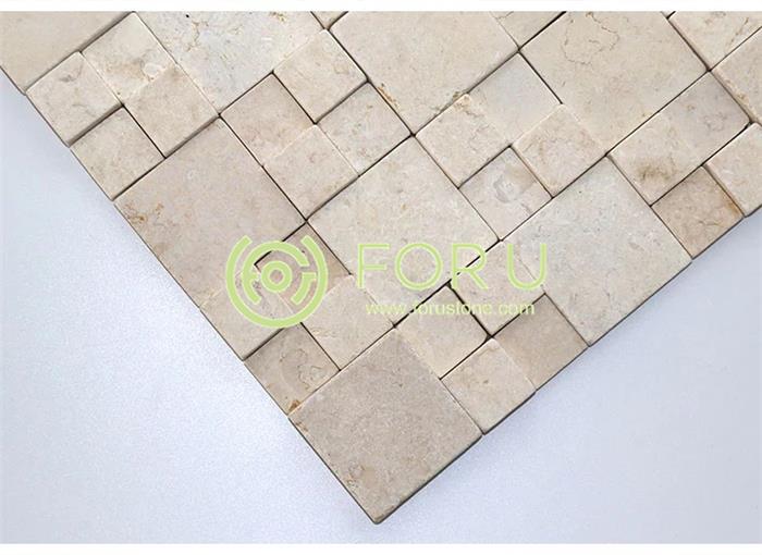 Mosaic Tile Basic Pattern Wall Marble Mosaic Travertine Floor Mosaic Tile for Bathroom3