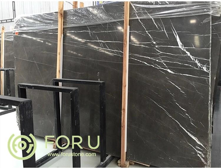 Professional Pietra Grey Marble Slab Gray For Hotel Project