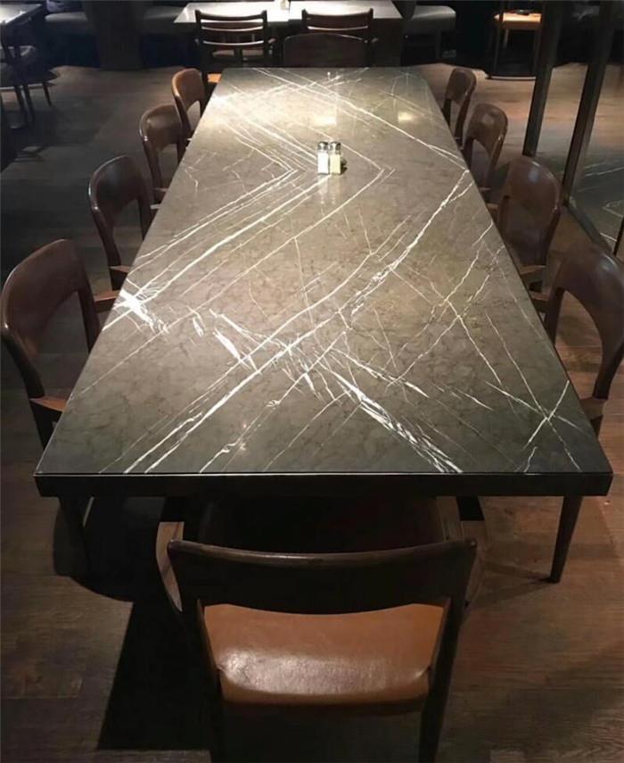 PIETRA GRAY MARBLE TABLE TOP