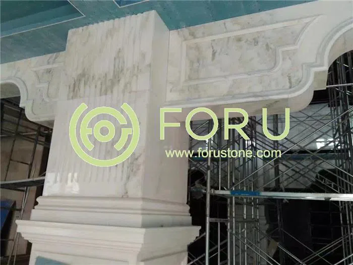 China White Marble Carving For Projects