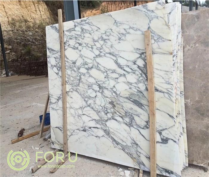 Natural Arabescato White Marble for Slab, Floor, Countertops