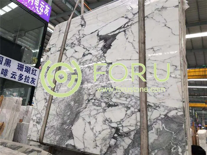 Arabascato White Marble Slabs For Wall Decoration