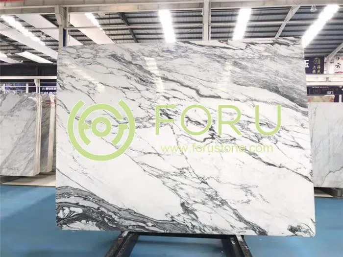 Arabascato White Marble Slabs For Hotel Projects