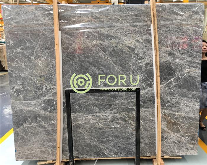 Chinese factory supply large quantity ash grey marble slabs Aimashi gray marble tile12