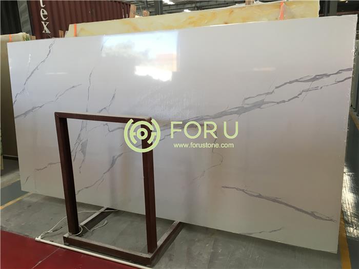 3d artificial white marble for wall cladding34