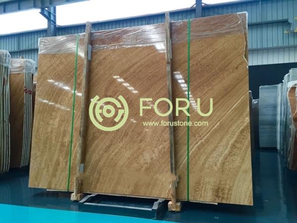 Wood wooden vein yellow marble with wholesale price