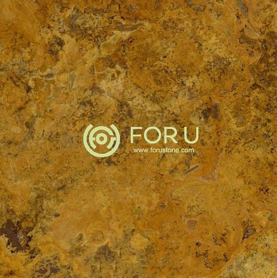 Amber Travertine Marble Slab  the low cost travertine marble