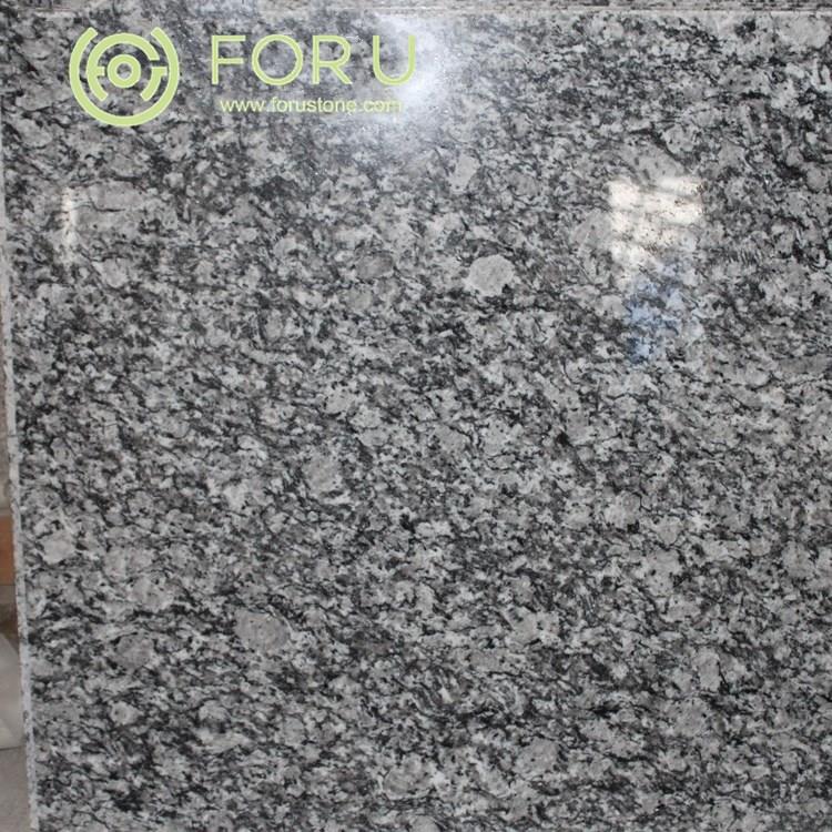White Wave Granite, New Sea Wave Granite, Spray White Granite Veins Tiles For counter top