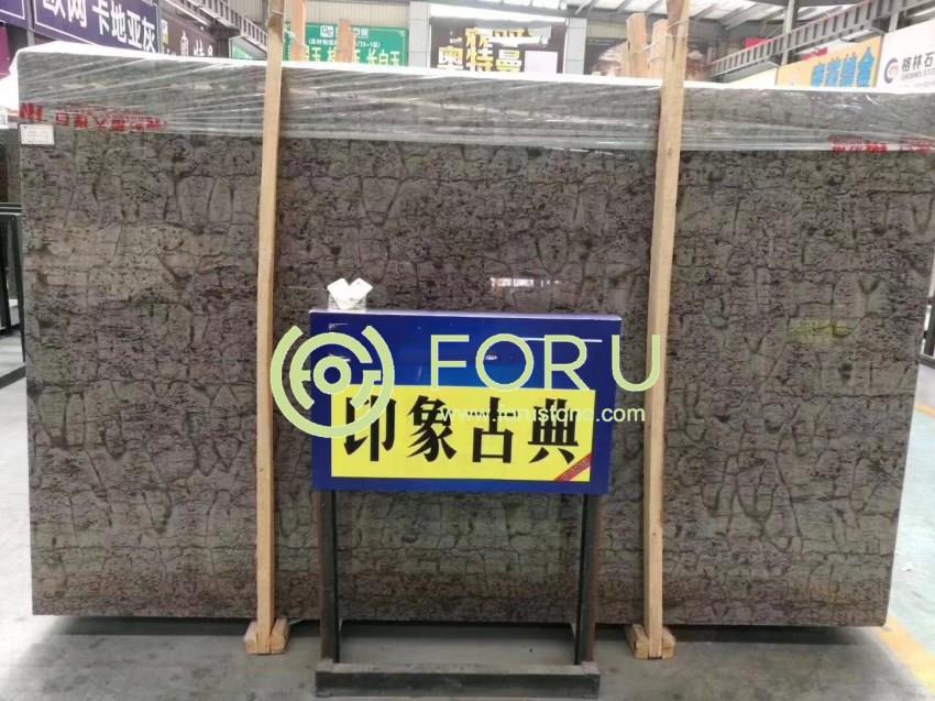 Chinese Impression Classical Grey Marble Stone With Black Vein marble Slabs 