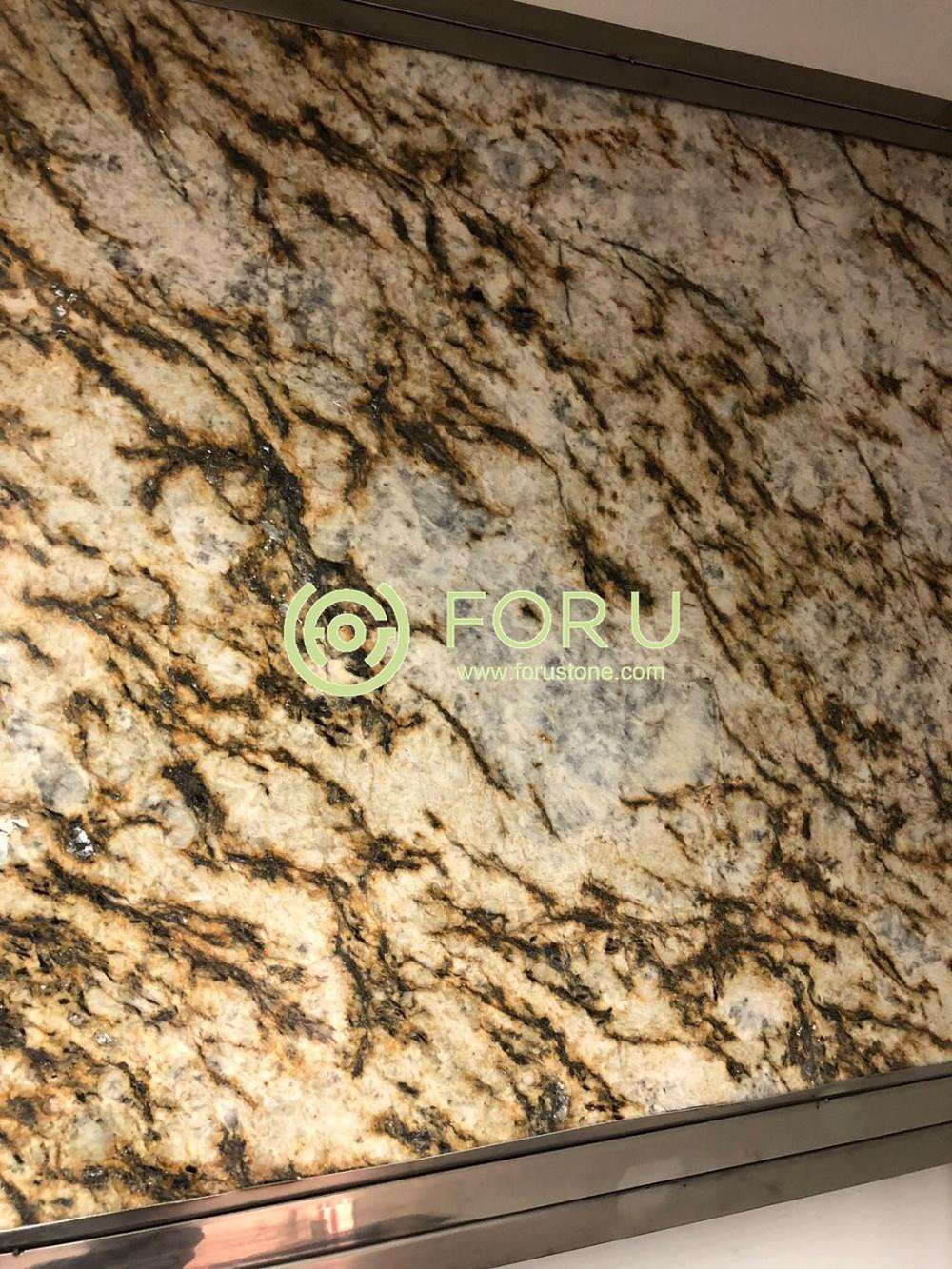 Natural Everest White Granite Slab for Kitchen Countertop Granite Tiles