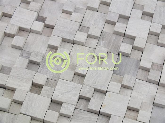  gray wooden marble mosaic01