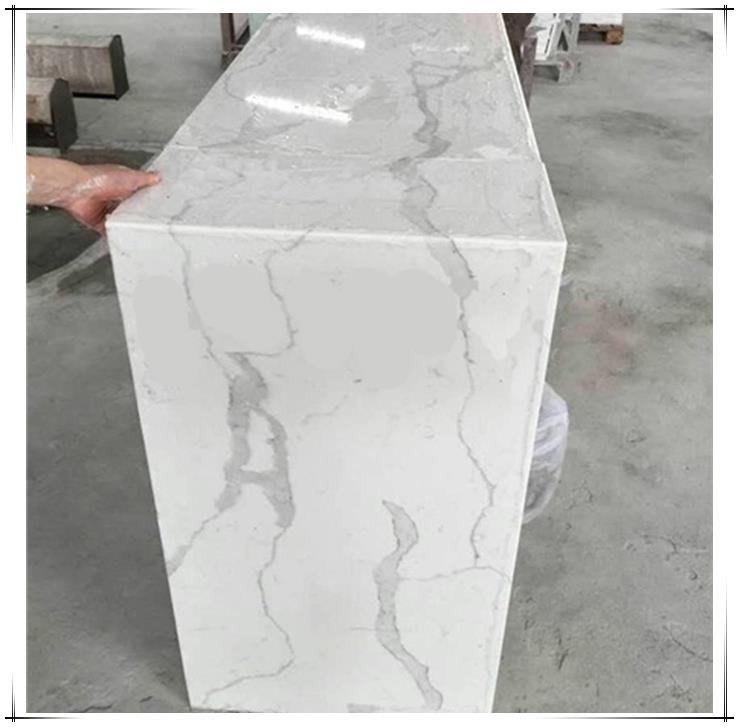  natural style quartz snow veins luxury marble look quartz stone