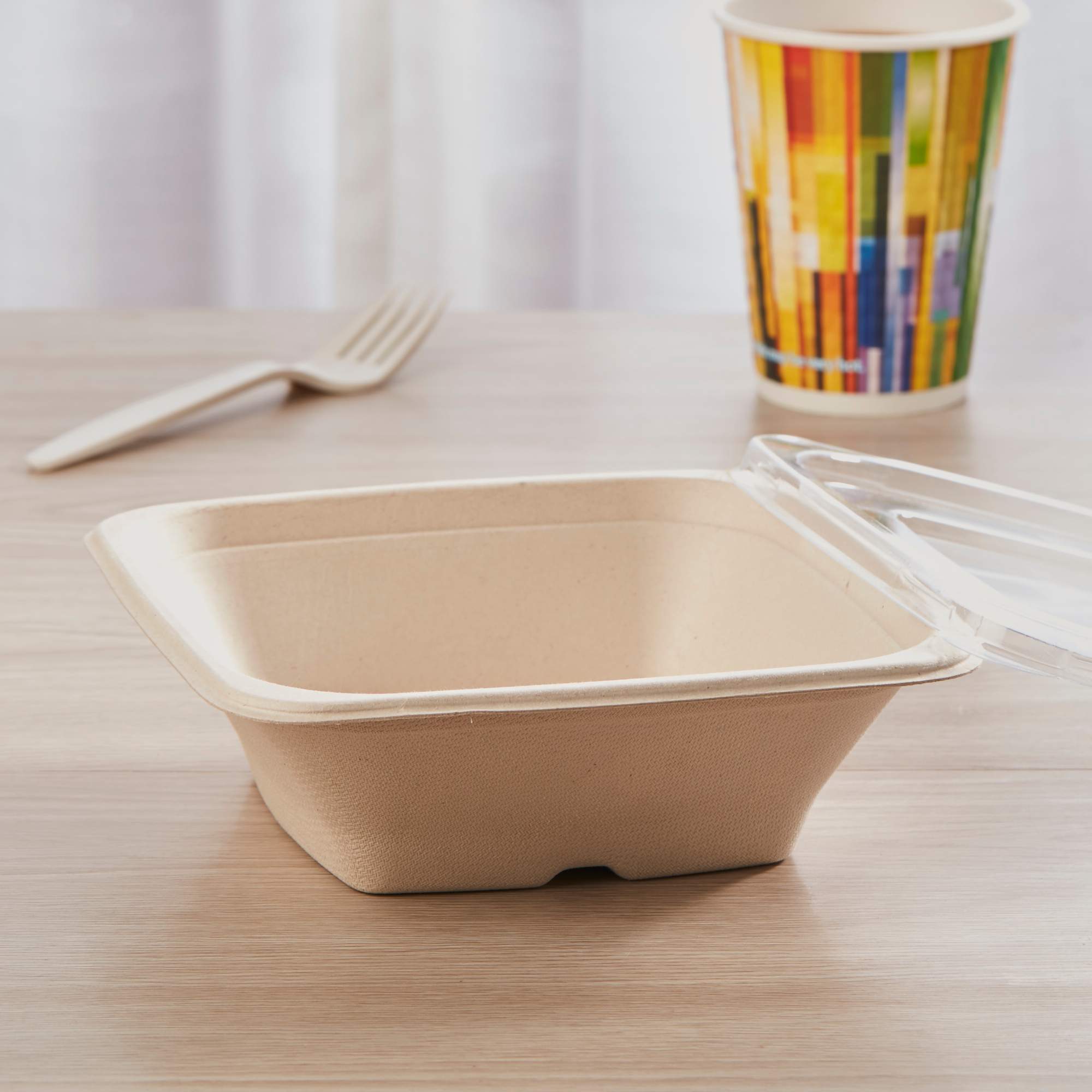 bagasse salad bowl