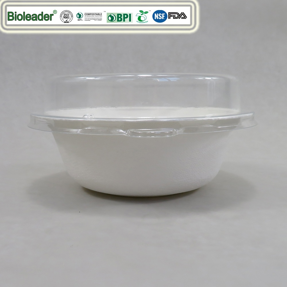 sugarcane bowl with PET lid