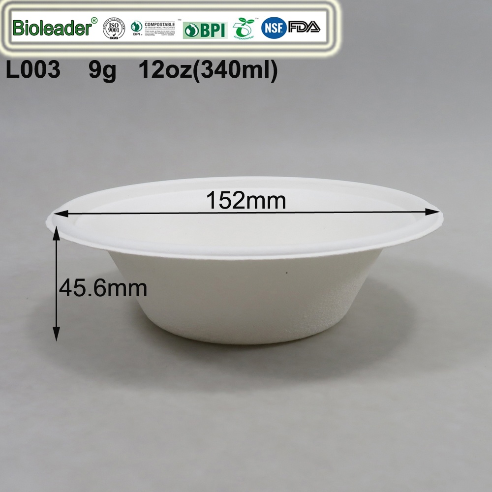 Microwavable Disposable Bowls Paper Bowls 12 oz