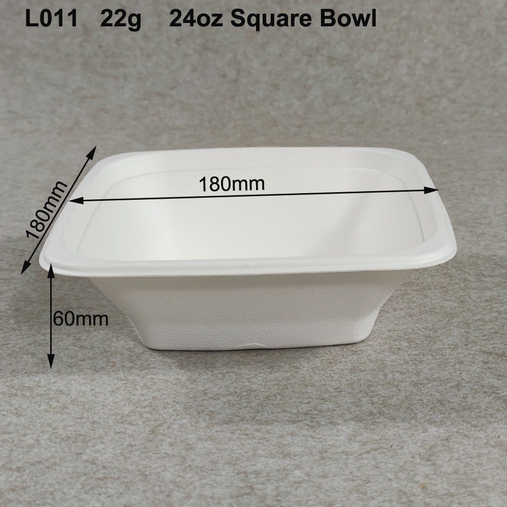 Compostable Salad Bowls Square