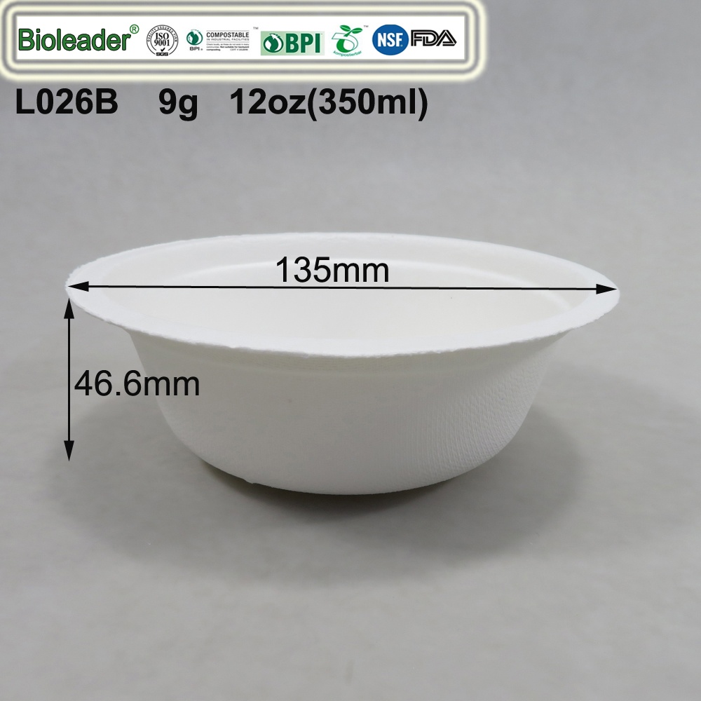 Eco Friendly Disposable Compostable Soup Bowls