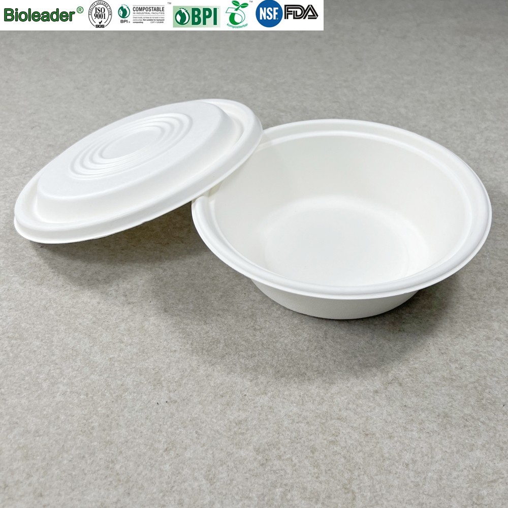 Biodegradable Salad Bowls with Lids